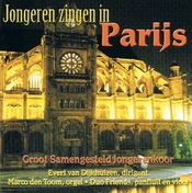 Jongeren zingen in Parijs